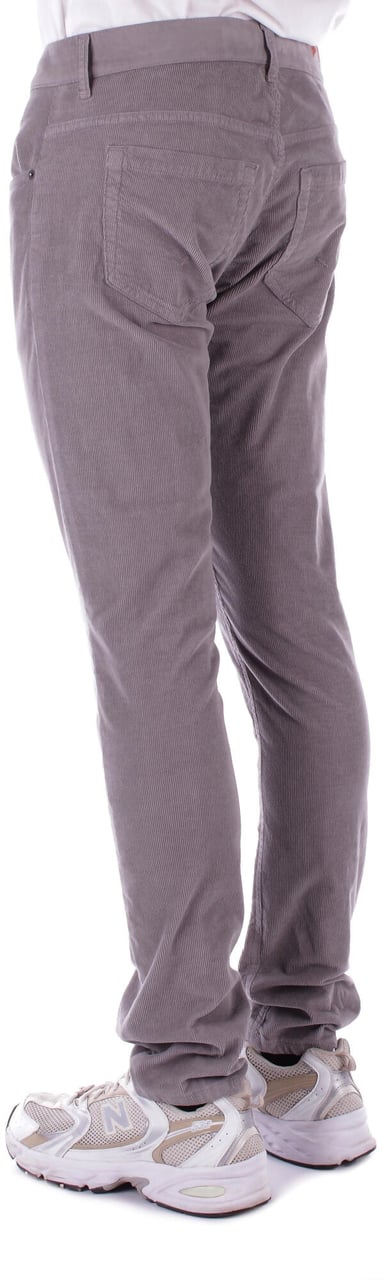 Dondup Trousers Light Grey Grijs