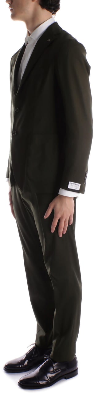 Tagliatore Dresses Green Groen