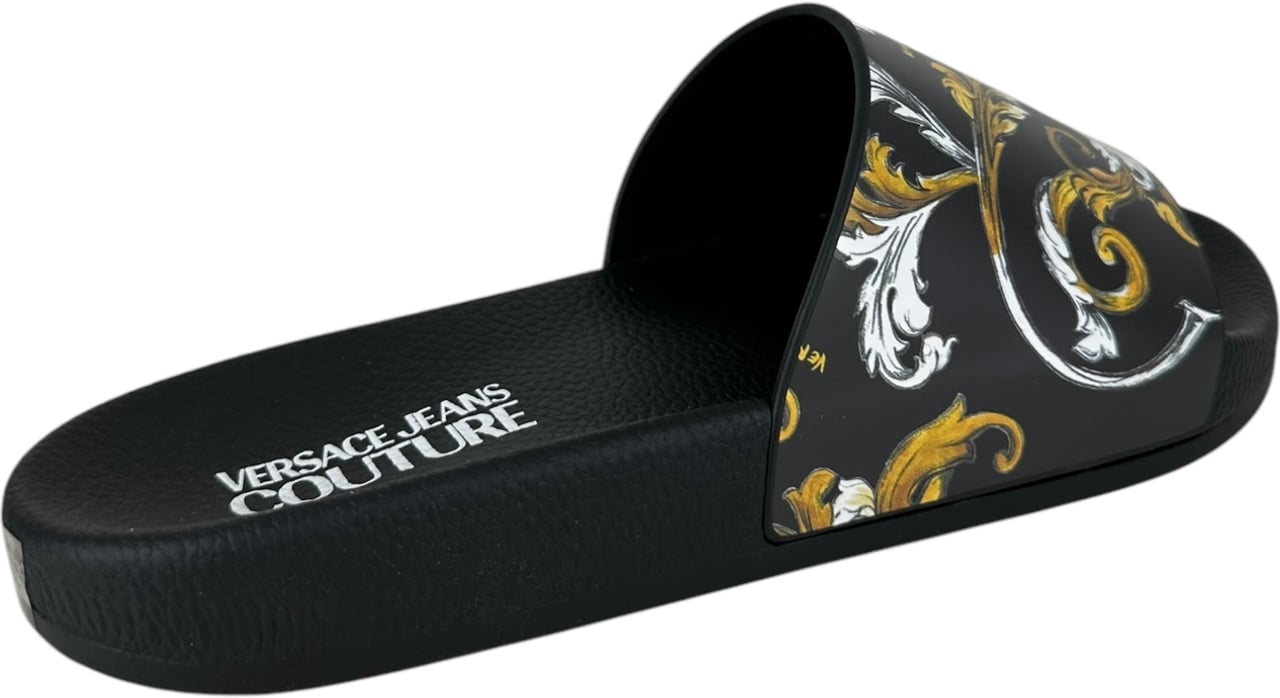 Versace Jeans Couture Heren Slippers Zwart