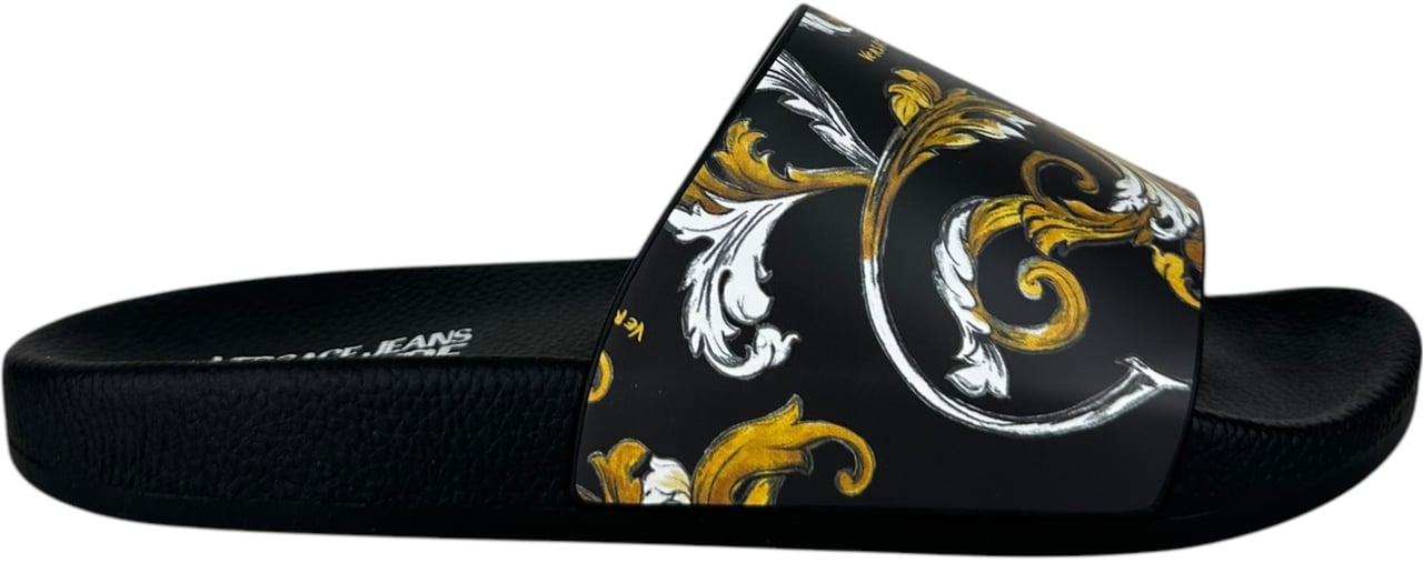 Versace Jeans Couture Heren Slippers Zwart