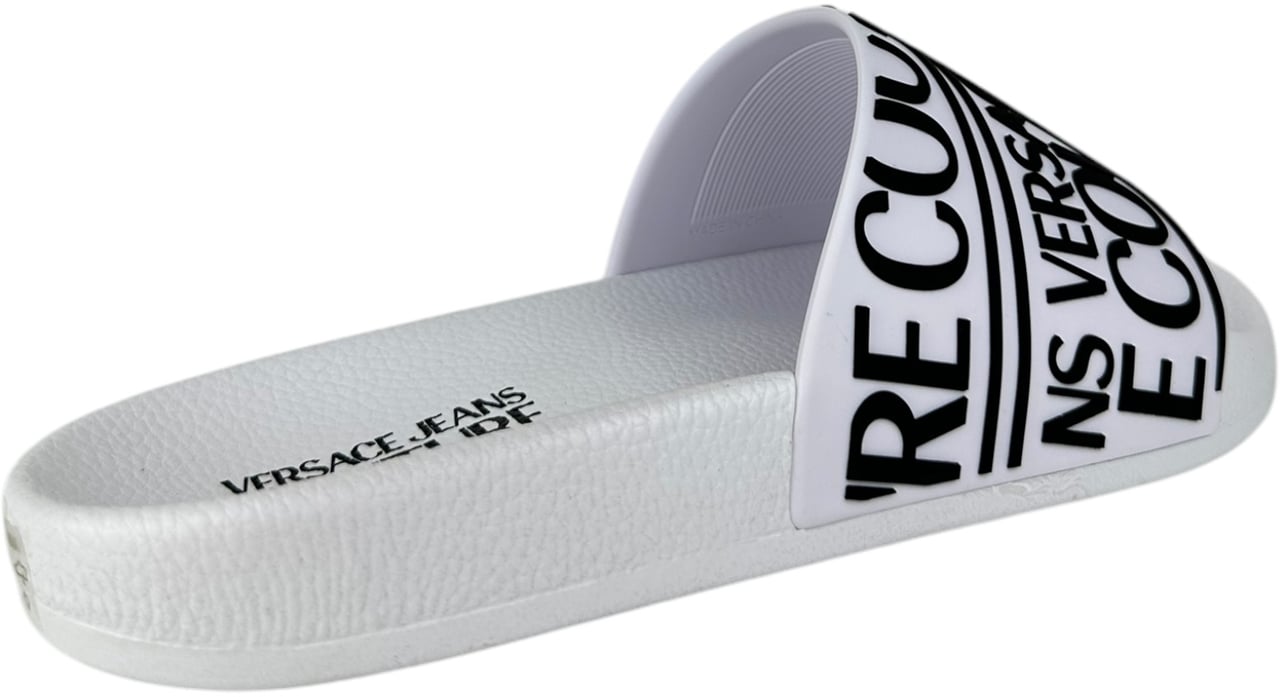Versace Jeans Couture Heren Slippers Wit