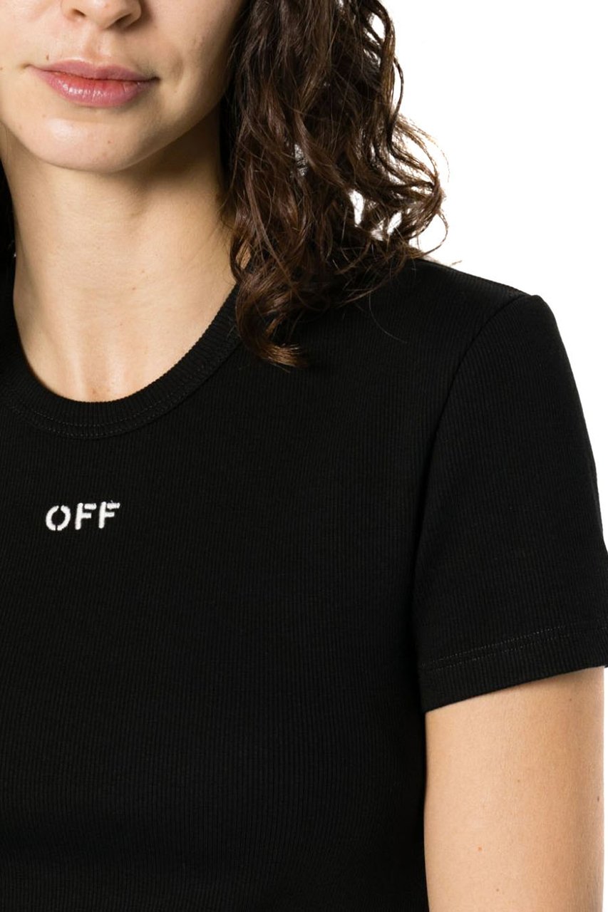 OFF-WHITE T-shirt Black Zwart