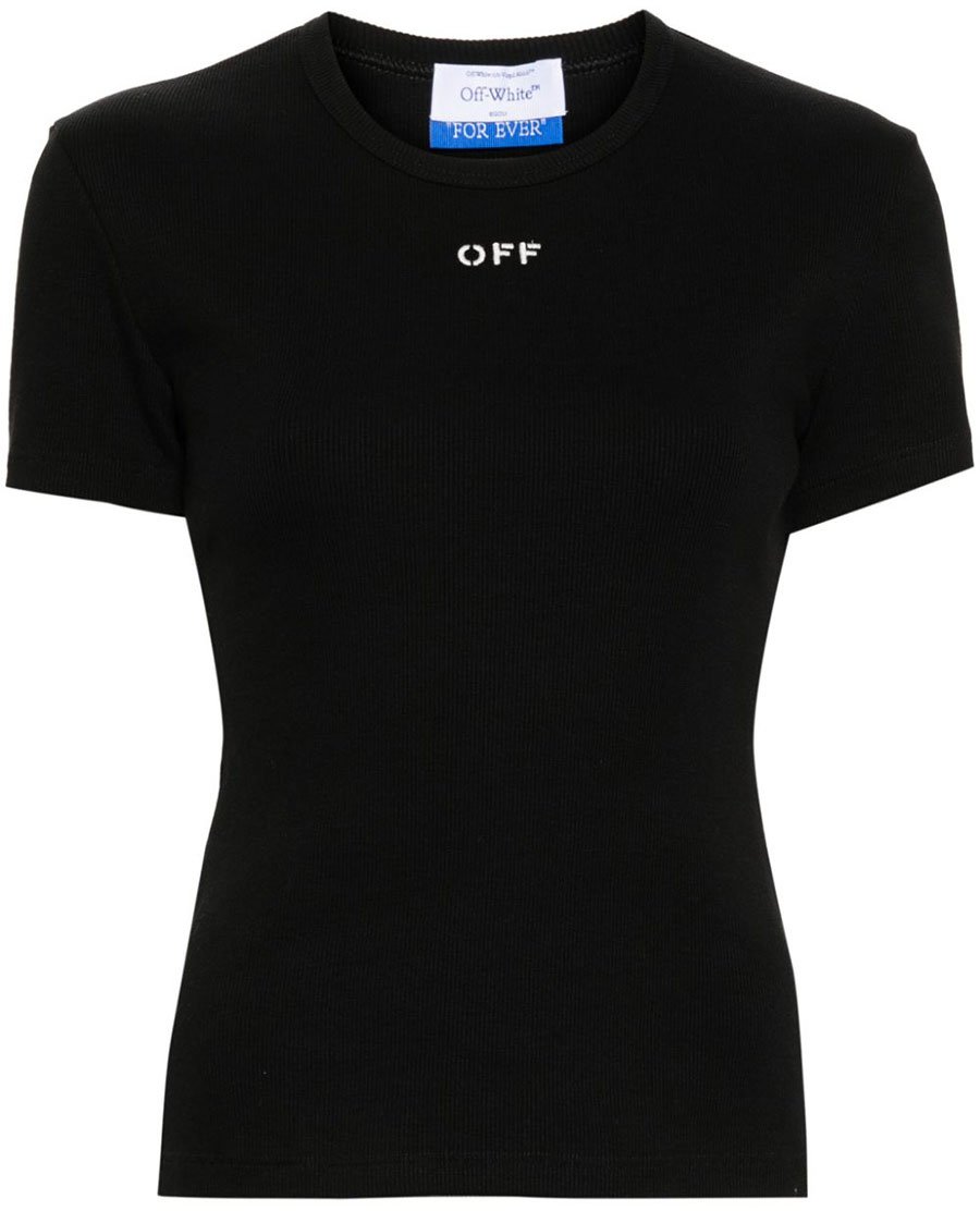 OFF-WHITE T-shirt Black Zwart