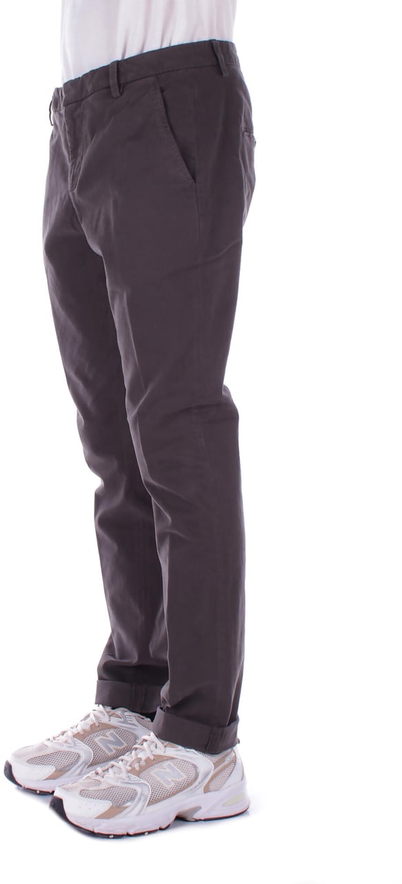 Dondup Slim fit pants 'Gaubert' Grijs