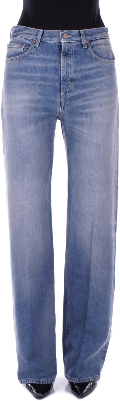 Dondup Wide Leg Jeans 'Francine' Blauw