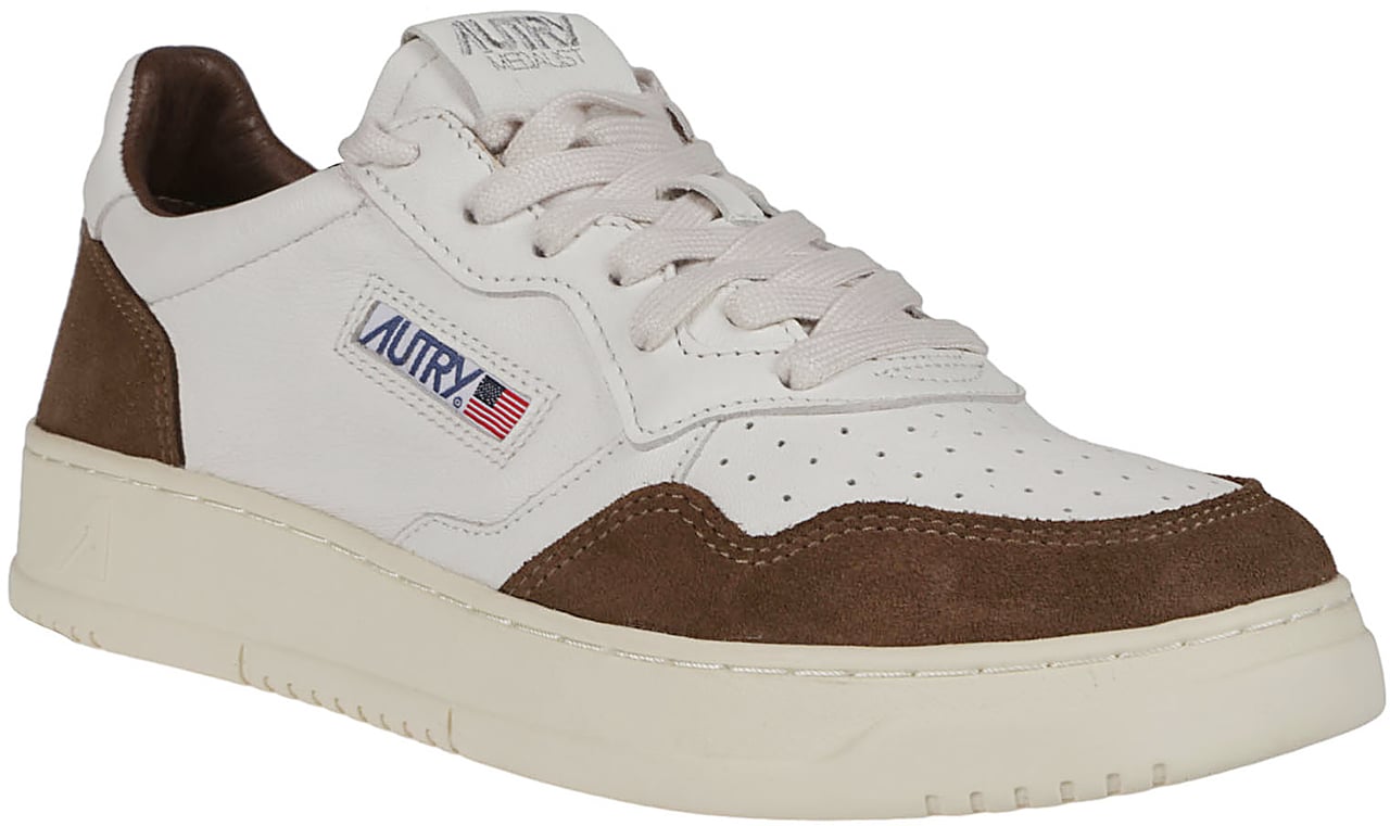 Autry Sneakers Goatsuede Whtcigar Wit