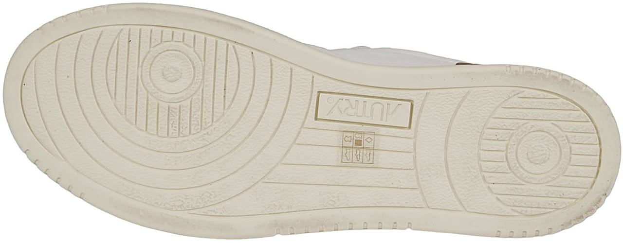 Autry Sneakers Goatsuede Whtcigar Wit