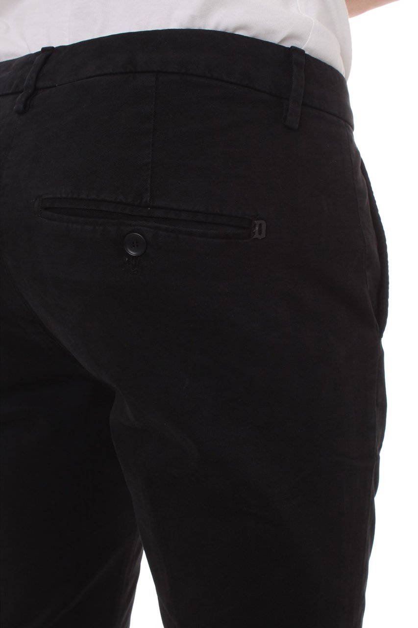 Dondup Trousers Black Zwart