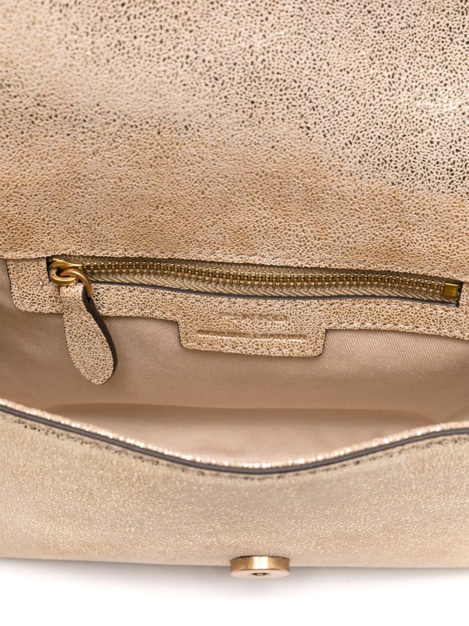 Pinko Borsa Love One Mini Slouchy Goud