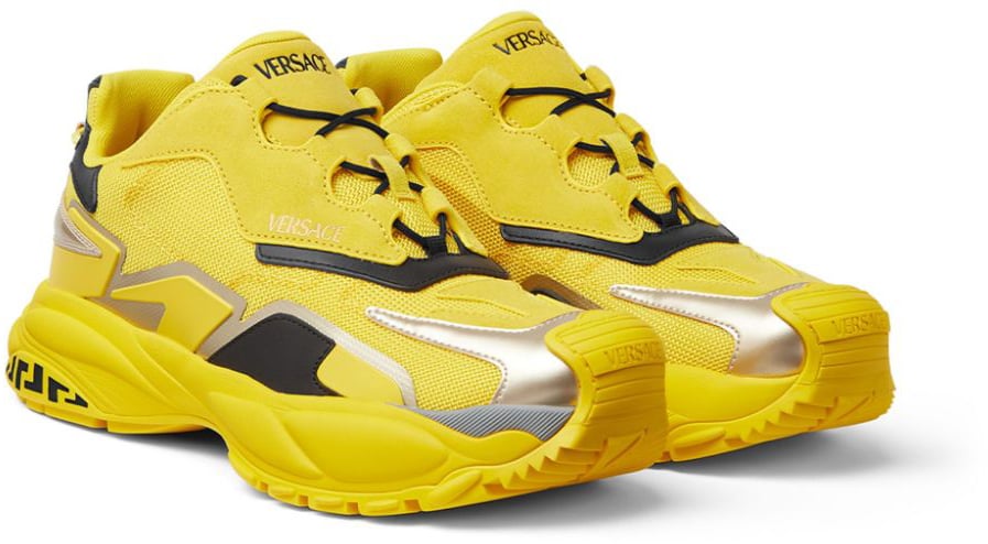 Versace Sneakers Yellow Geel