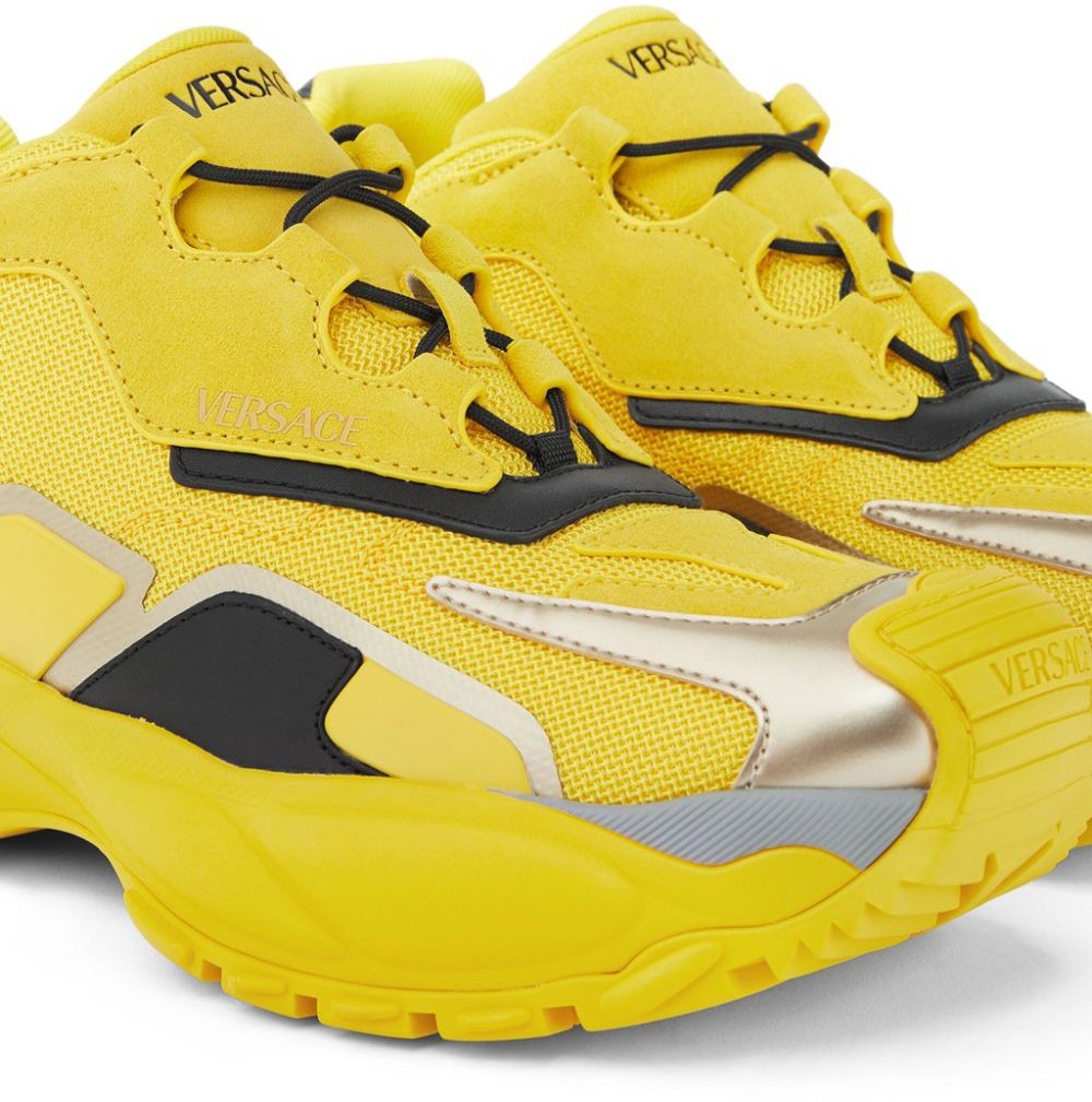 Versace Sneakers Yellow Geel