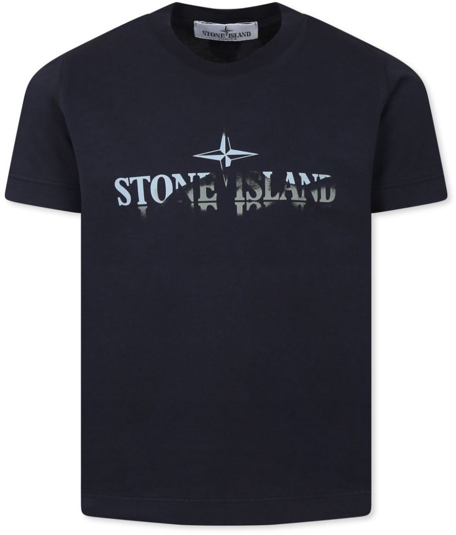 【関税&送料込】Stone  T-shirts and Polos Blue Men's short & long sleeve polos and T-shirts | Stone Island