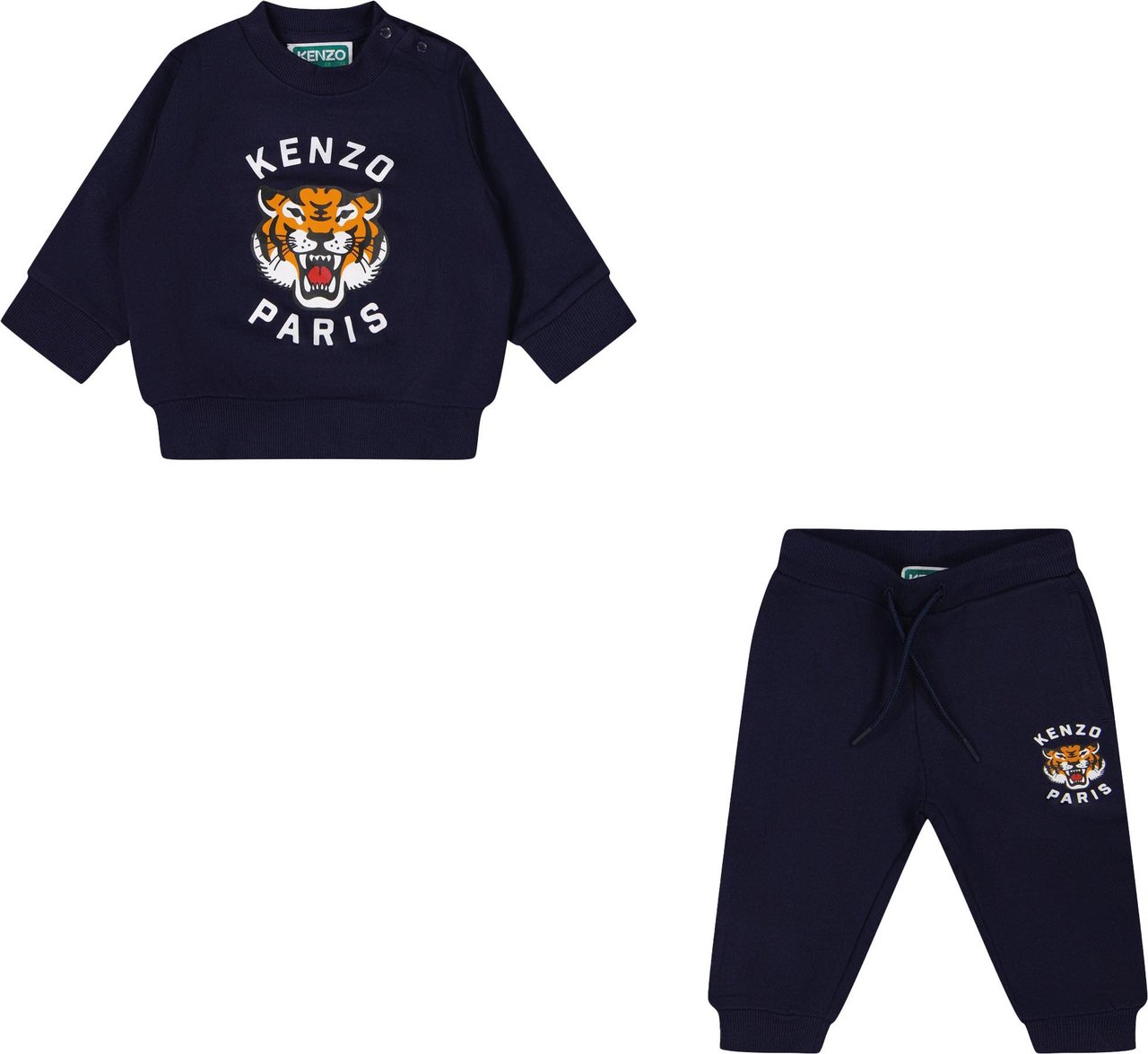 Kenzo Kenzo kids Baby Jongens Joggingpak In Navy Blauw