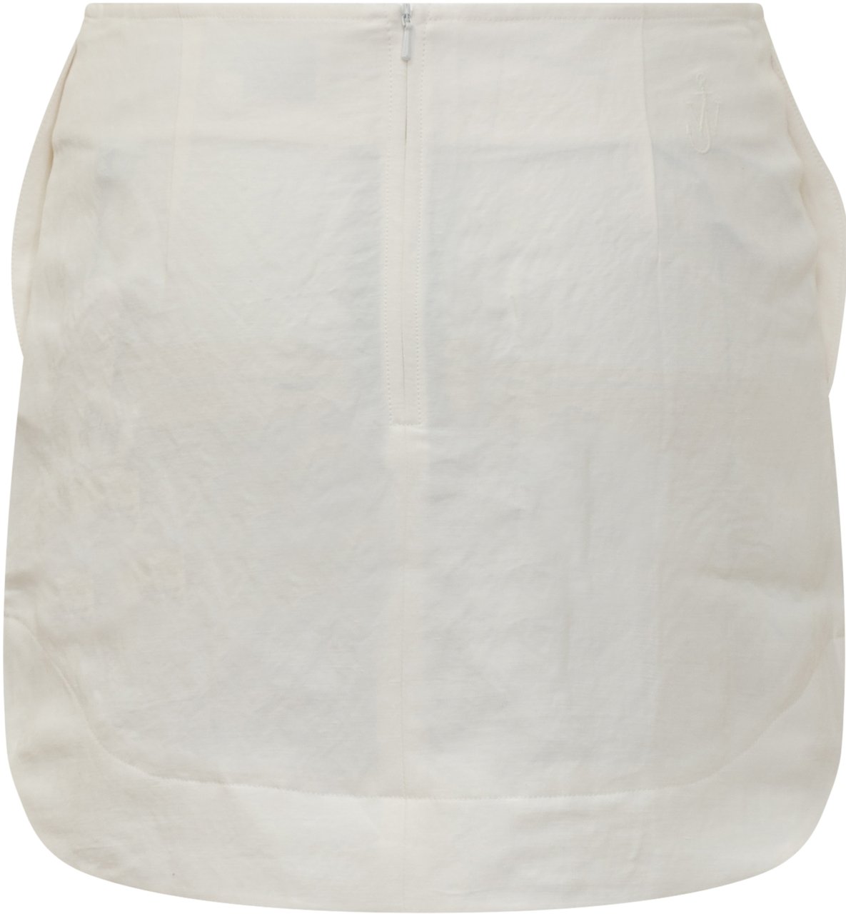 J.W. Anderson Mini Gonna Curved Hem Beige
