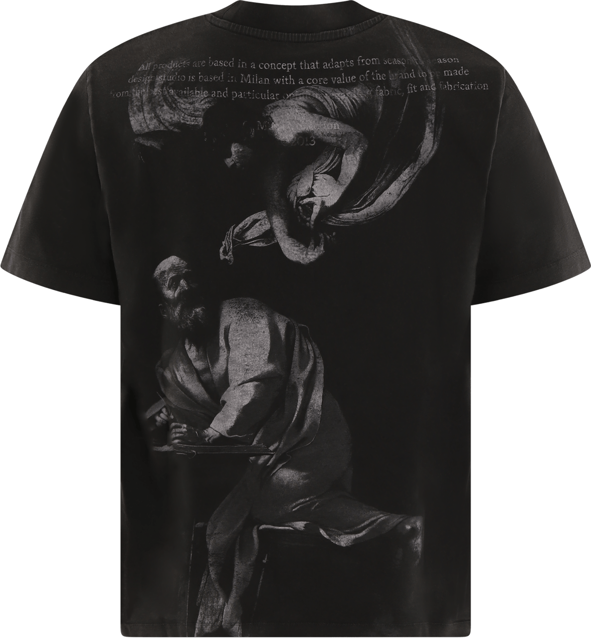 OFF-WHITE Heren S.Matthew T-Shirt Zwart Zwart