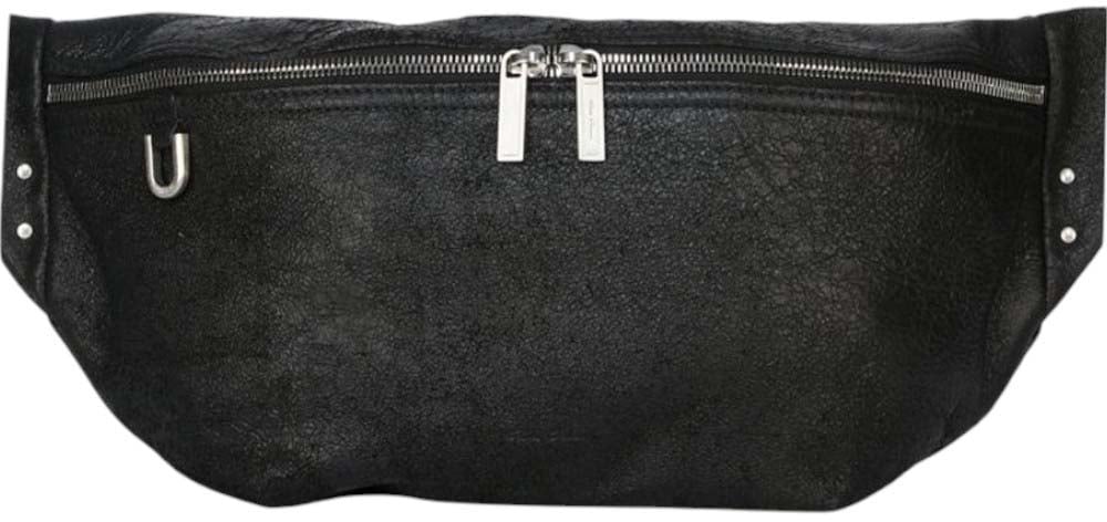 Rick Owens Sac banane grand blister Noir Bumbag Rick Owens Femme Homme RA01E 0631 LBA 09 Zwart