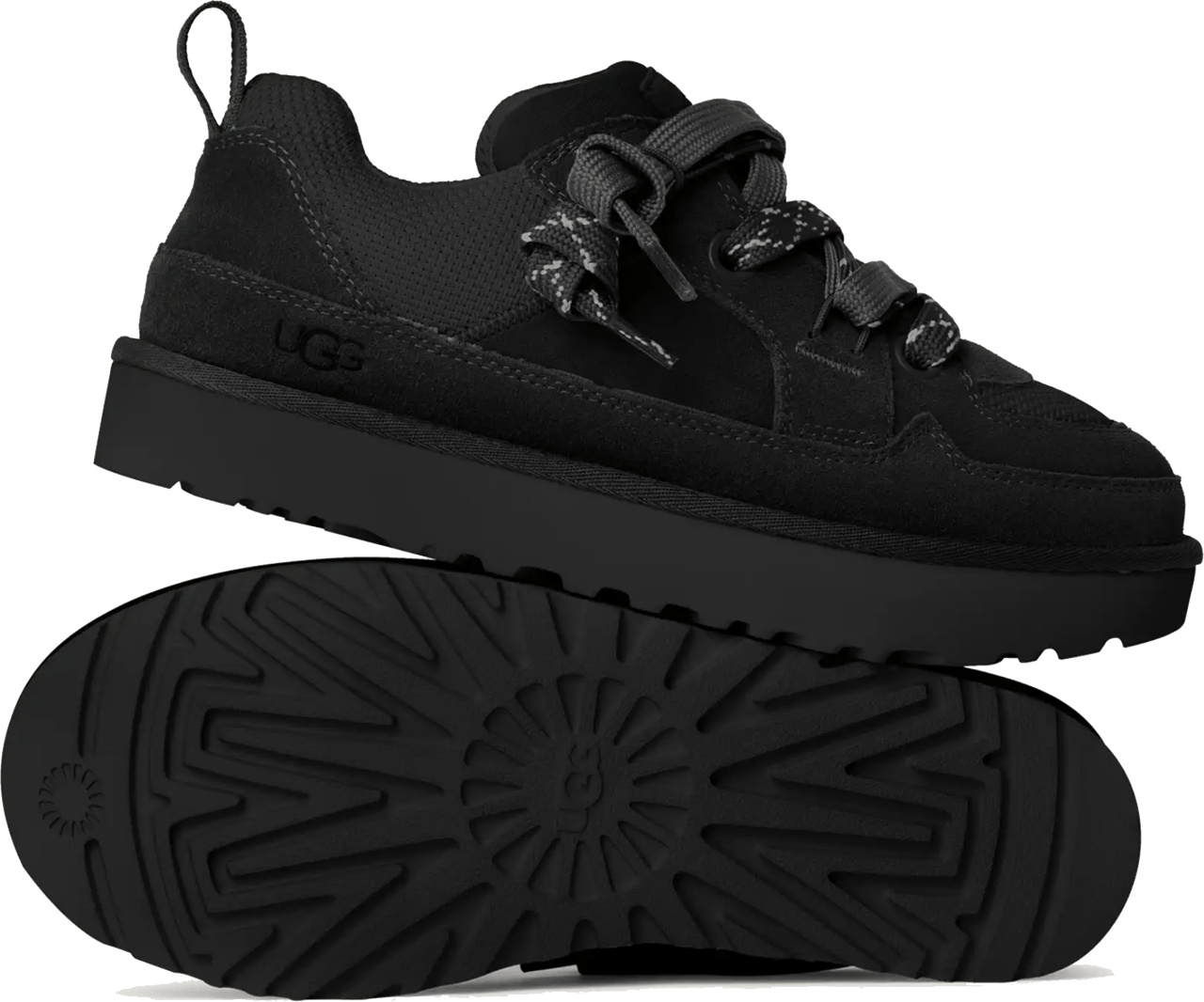 UGG Lo Lowmel Black Zwart