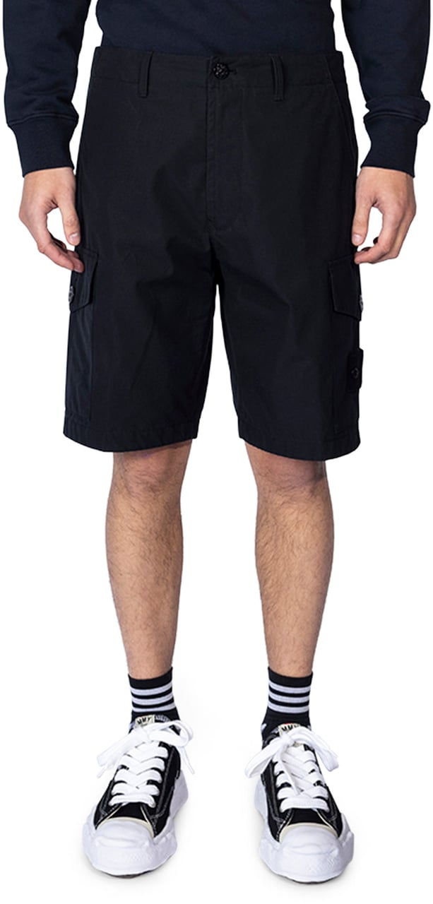 Stone Island BERMUDA BLACK GHOST Zwart