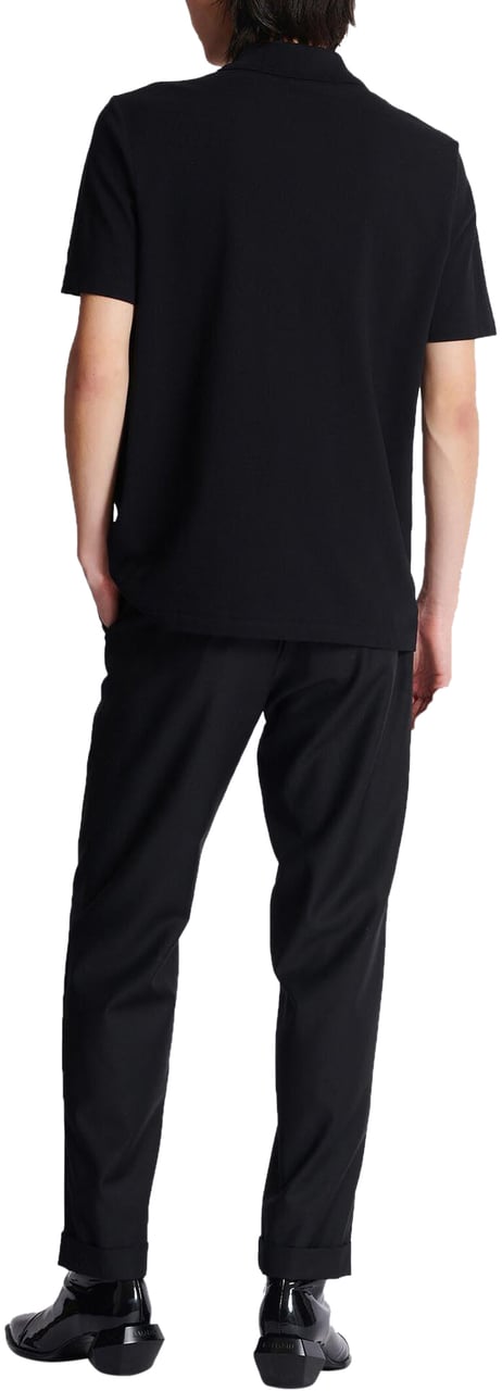Balmain T-Shirts And Polos Noir Blanc Zwart