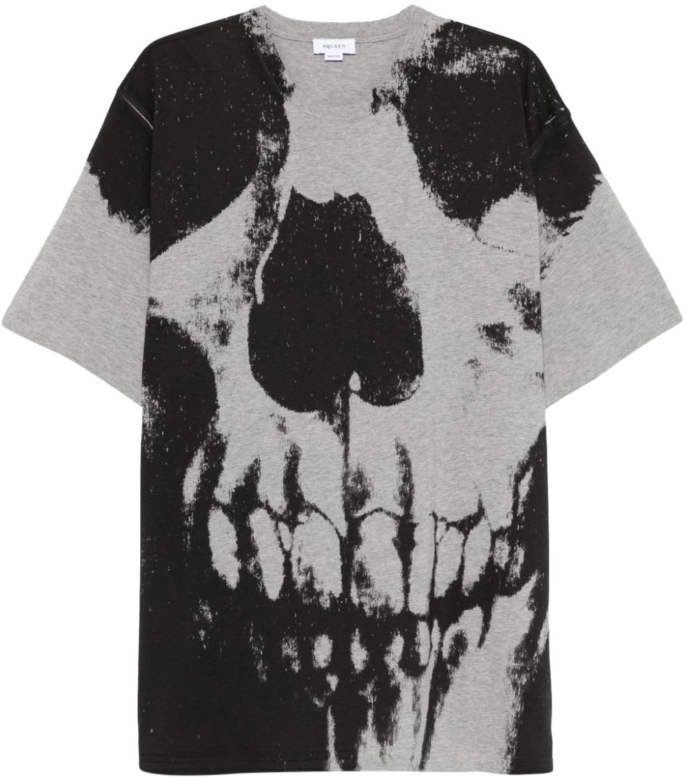 Alexander McQueen T-Shirts And Polos Grey Grijs