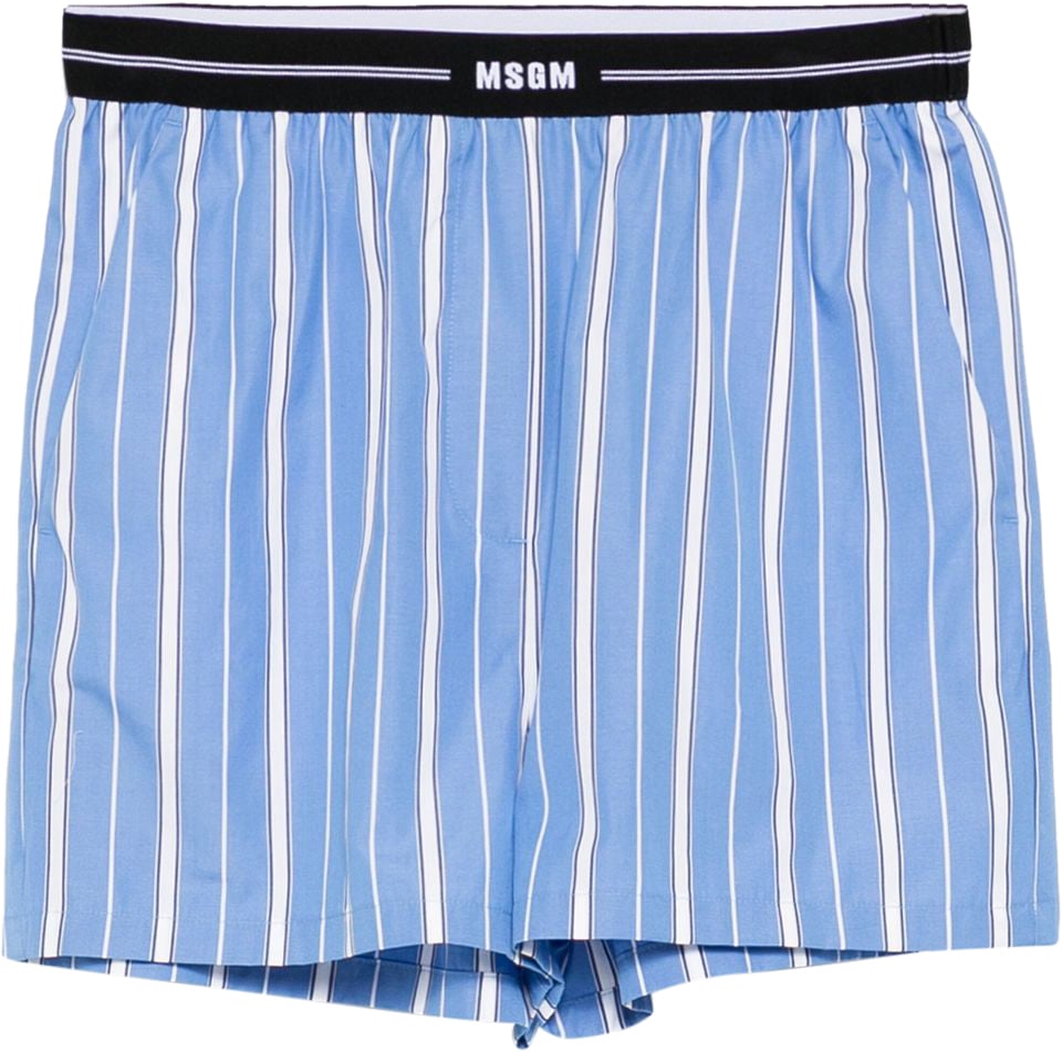 MSGM Shorts Blue Blauw