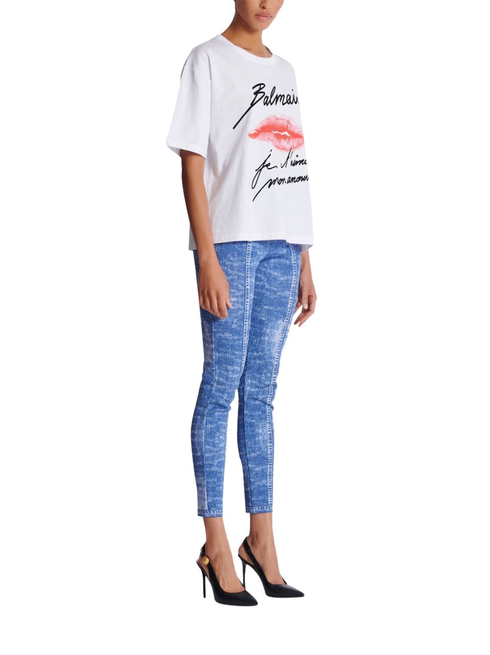Balmain T-Shirts And Polos White Wit