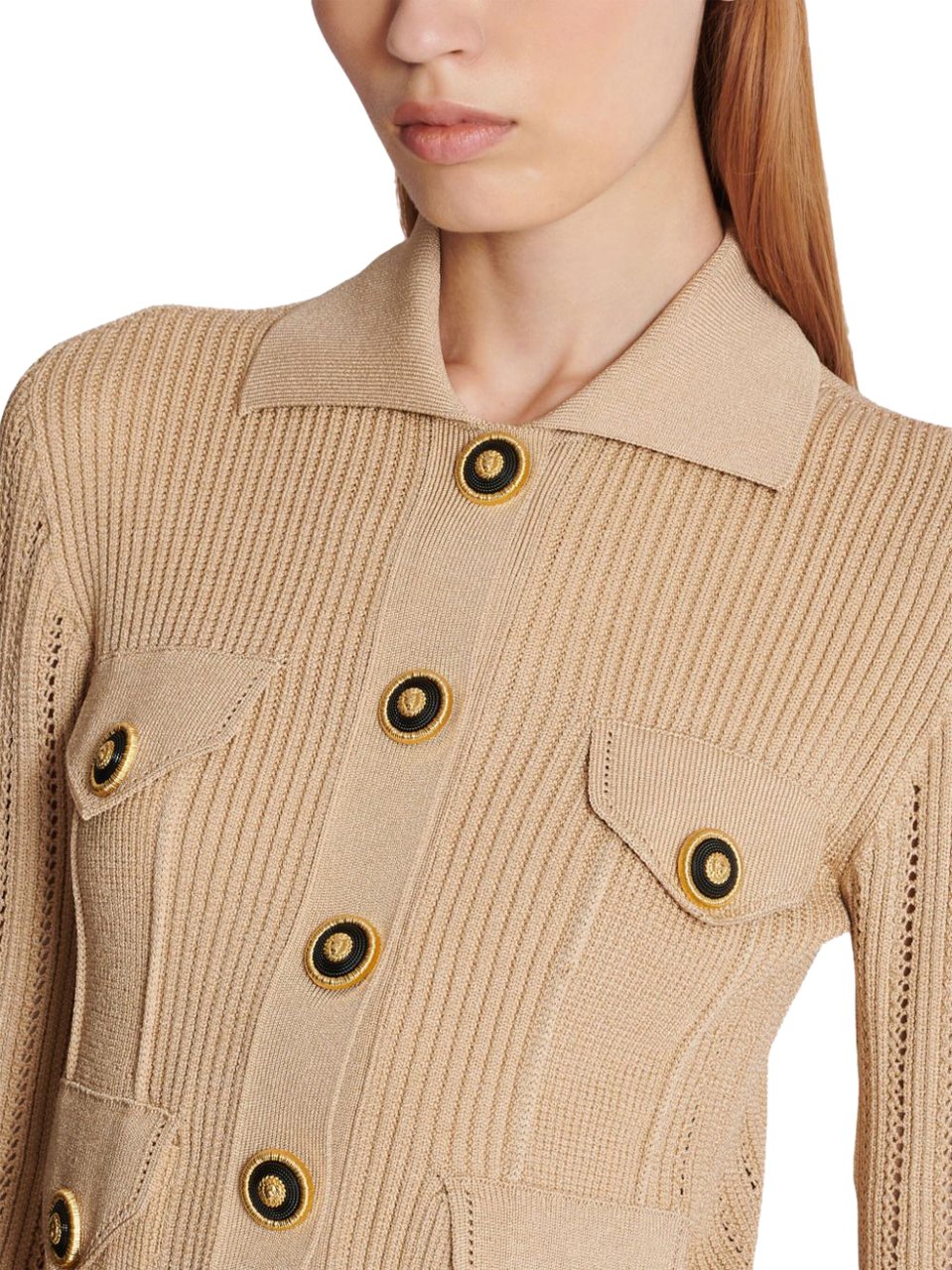 Balmain Sweaters Beige Beige
