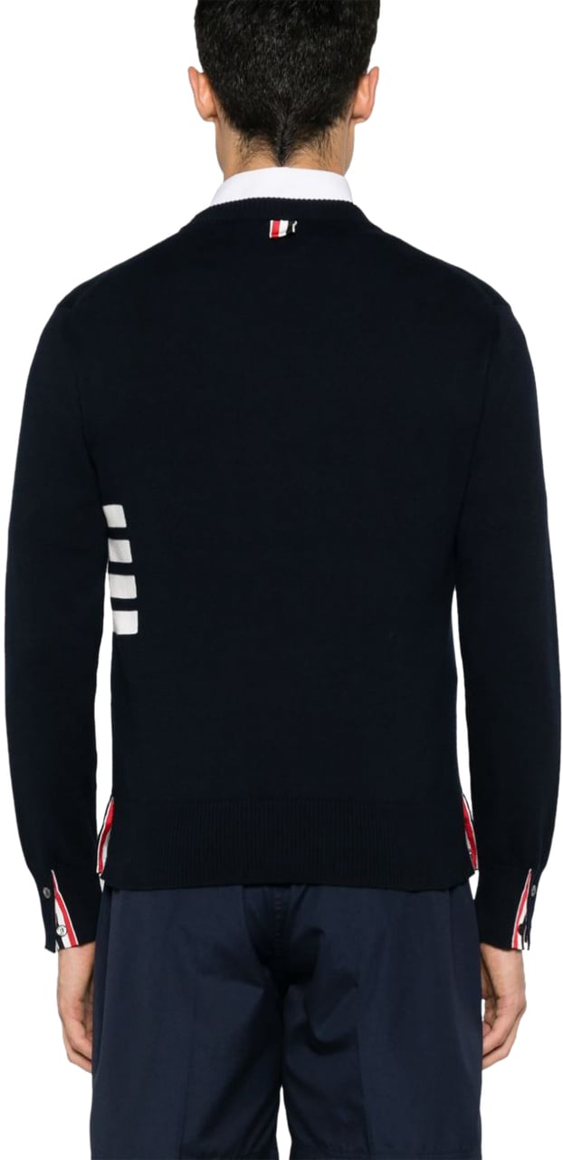 Thom Browne Sweaters Blue Blauw