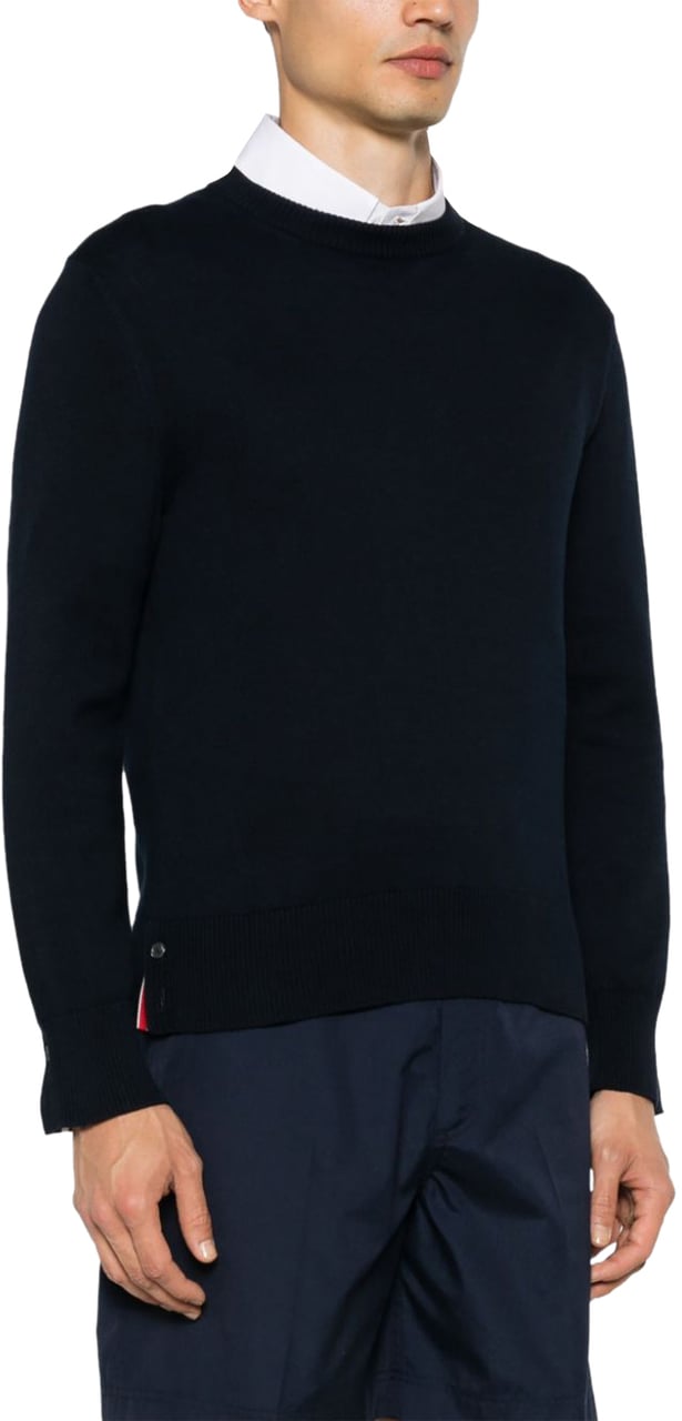 Thom Browne Sweaters Blue Blauw