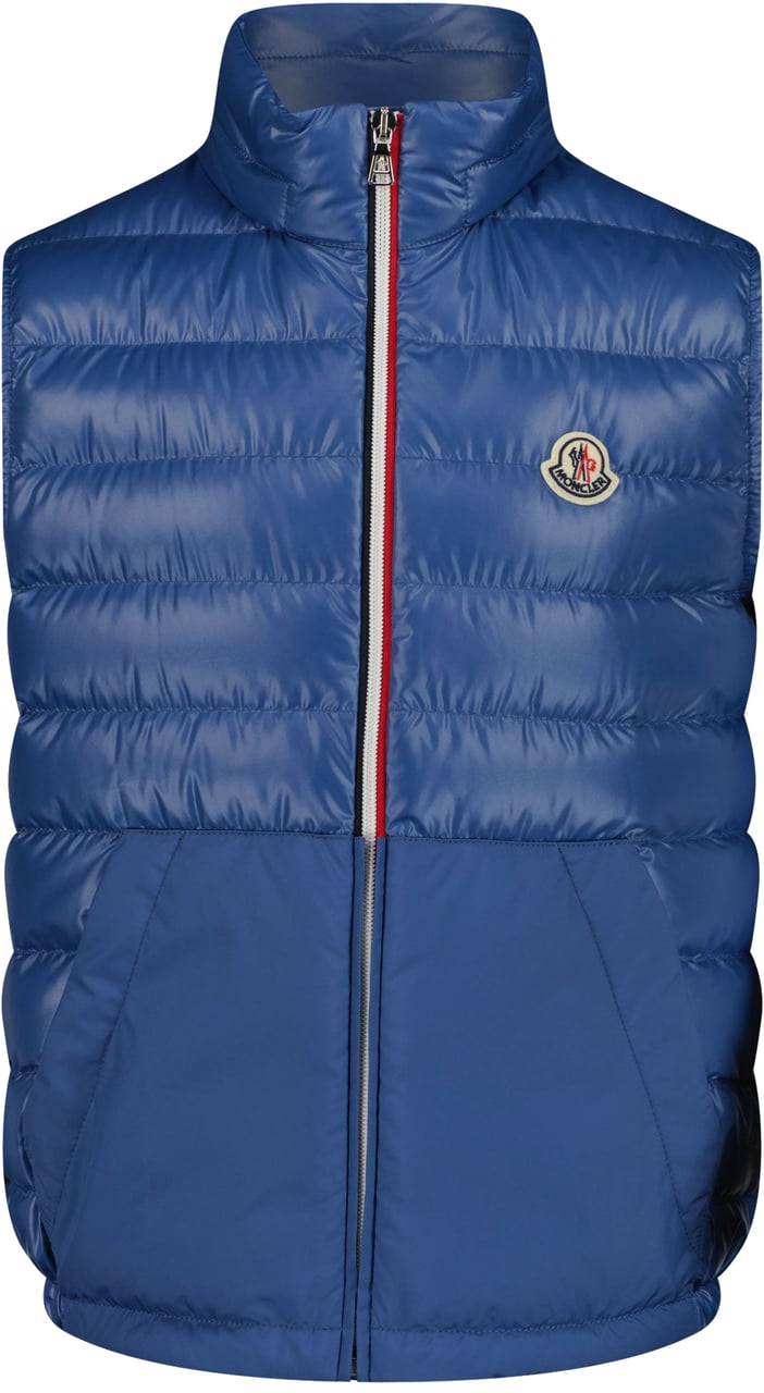 Moncler Moncler Apatou Kinder Jongens Bodywarmer In Blauw Blauw