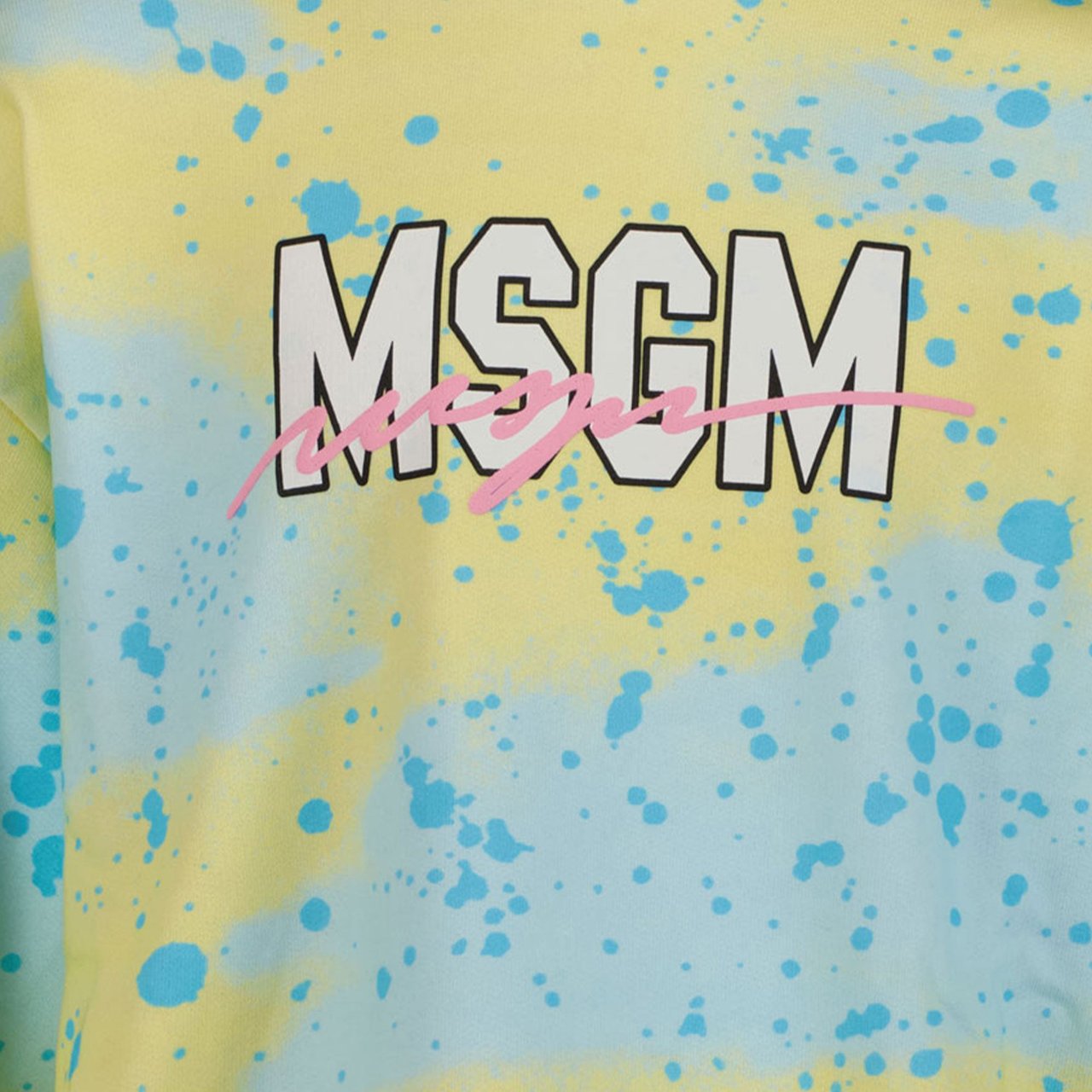 MSGM MSGM Kinder Meisjes T-Shirt In Turquoise Blauw
