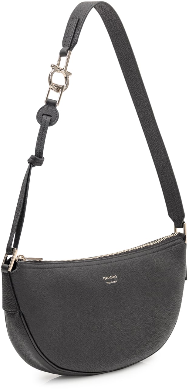 Ferragamo Borsa a Spalla  Piccola Hobo Zwart