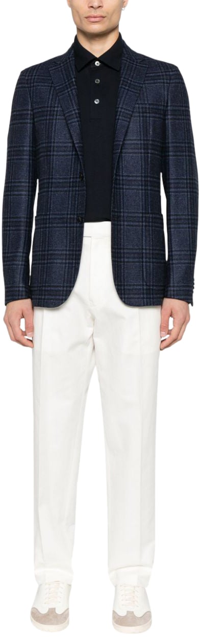 Ermenegildo Zegna T-Shirts And Polos Blue Blauw