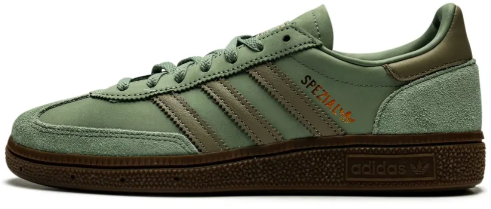 Adidas Handball Spezial W Silver Green/silver Pebble/gum5 Groen