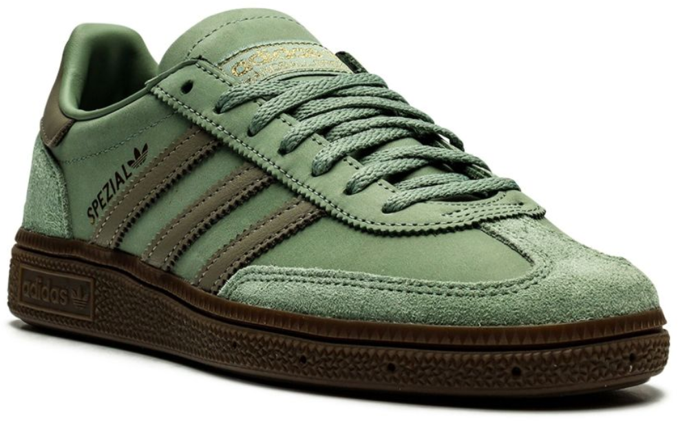 Adidas Handball Spezial W Silver Green/silver Pebble/gum5 Groen