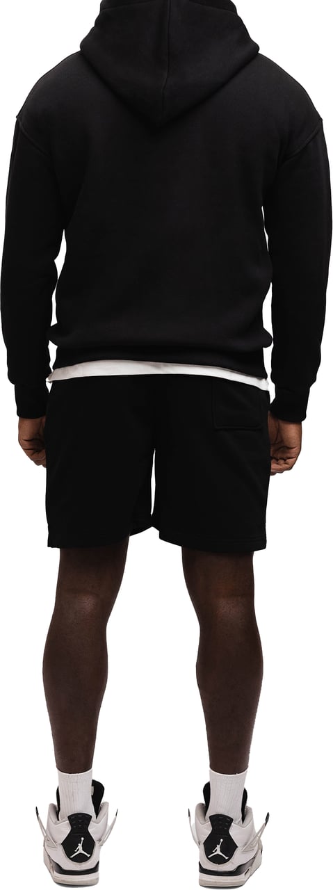 Richesse Zipper Hoodie Vest Zwart
