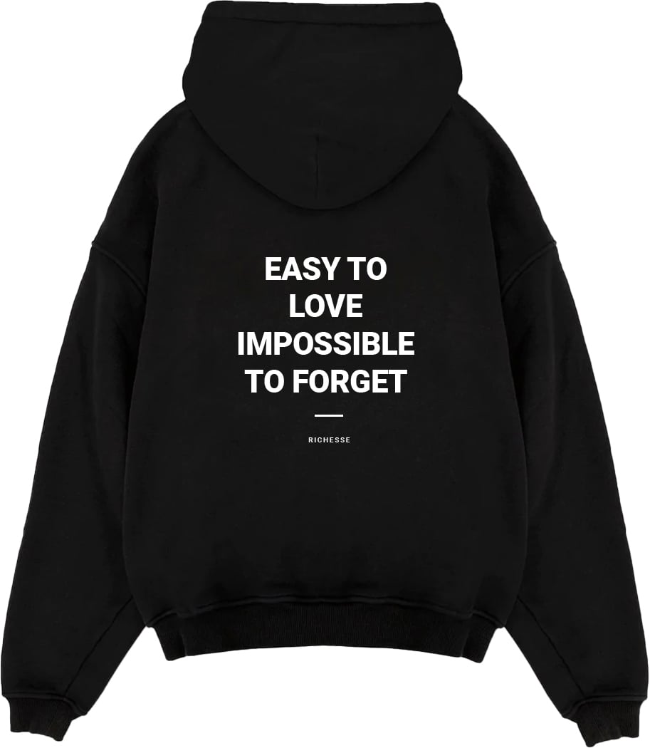 Richesse Unforgettable Hoodie Zwart