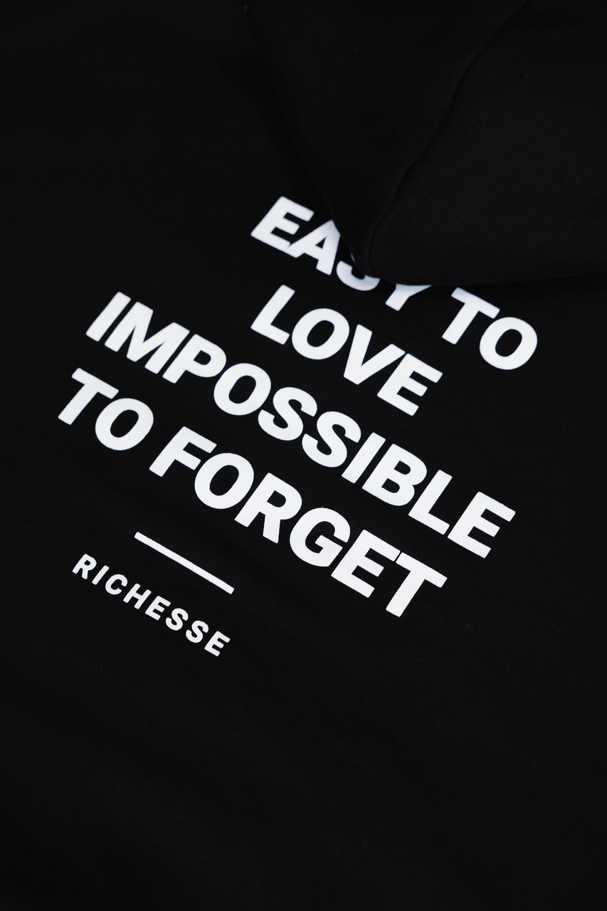 Richesse Unforgettable Hoodie Zwart