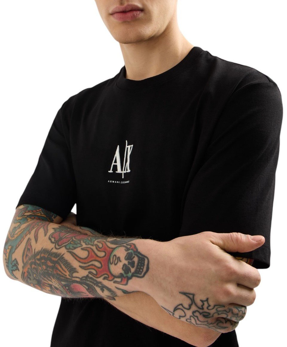 Armani Exchange Heren T-shirt Zwart