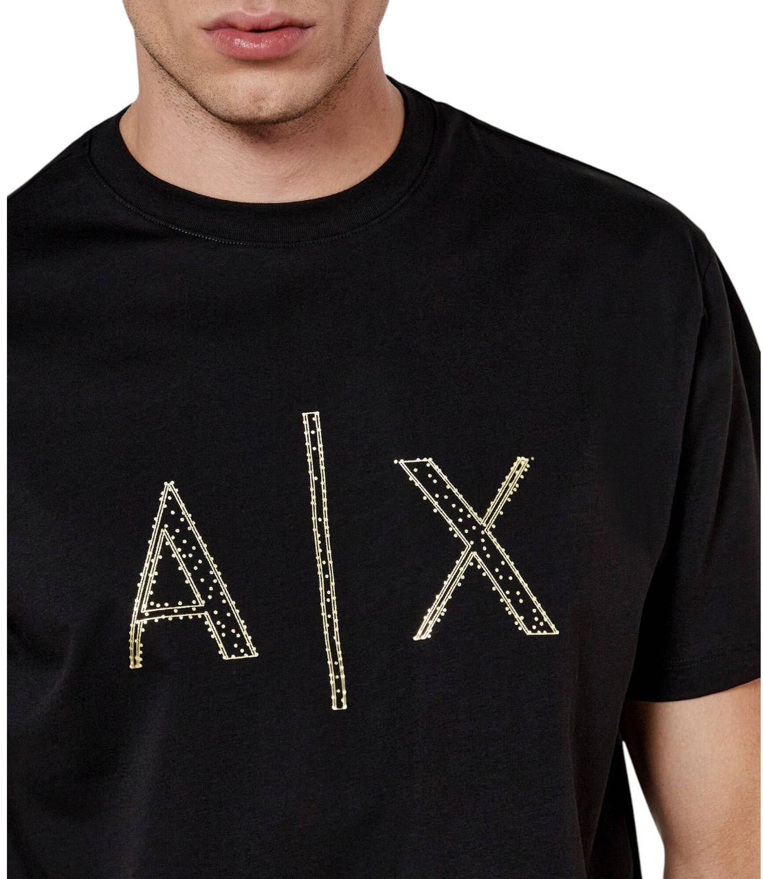 Armani Exchange Heren T-shirt Zwart