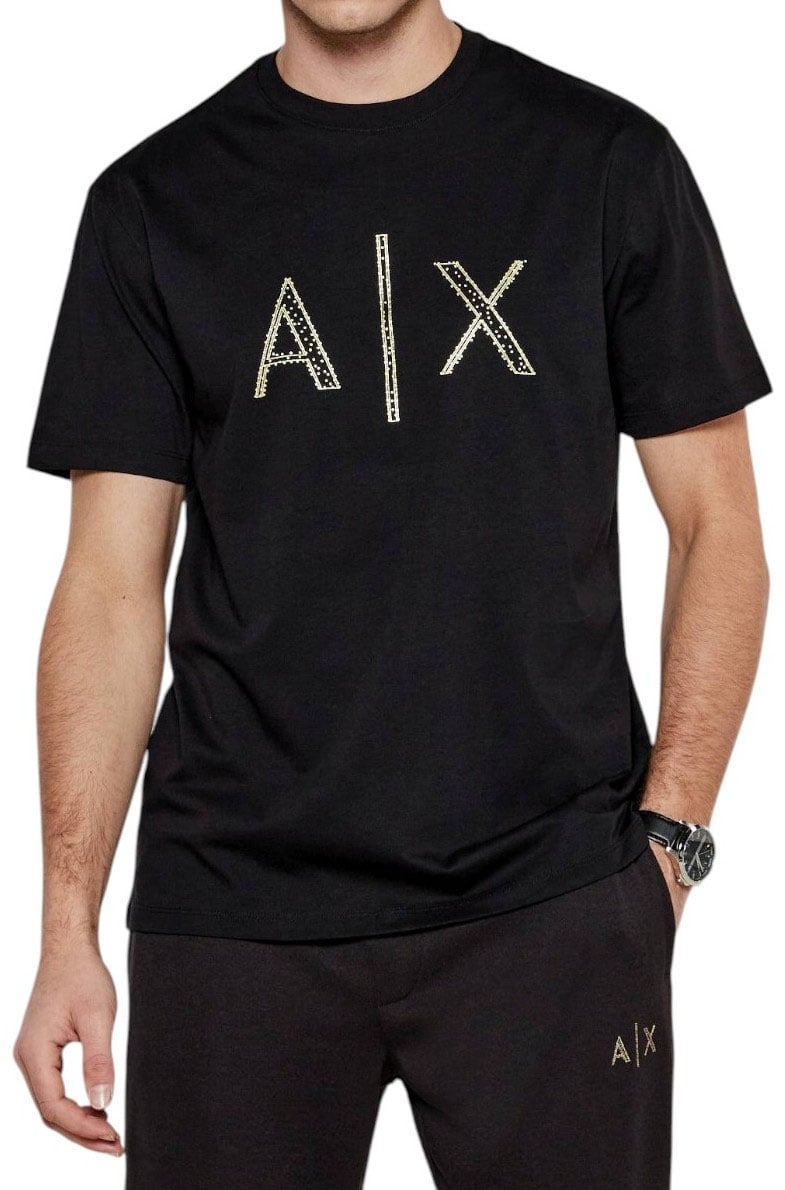 Armani Exchange Heren T-shirt Zwart