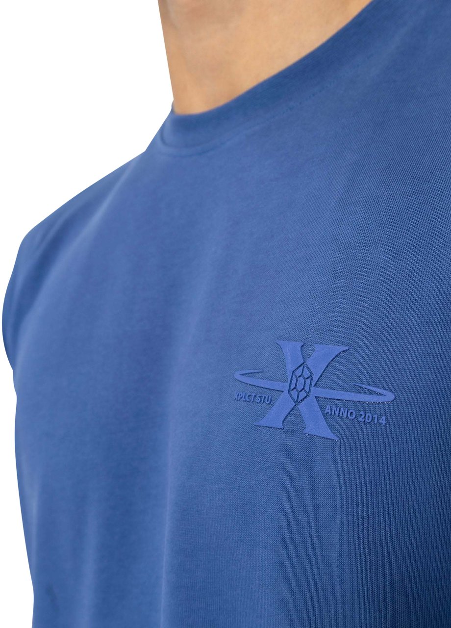 XPLCT Studios Stone tee Blue- XPLCT studios Divers