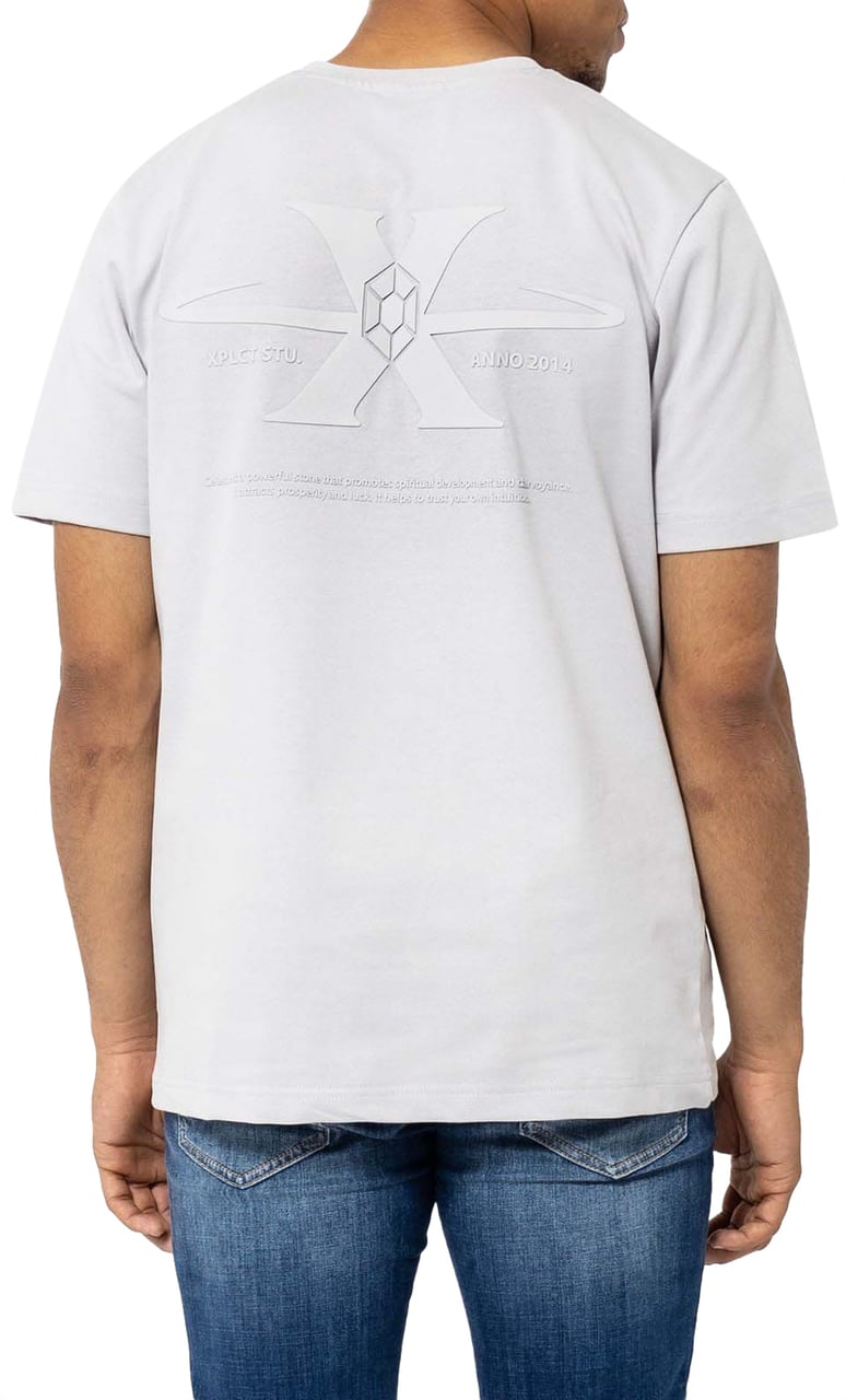 XPLCT Studios Stone tee grey- XPLCT studios Divers
