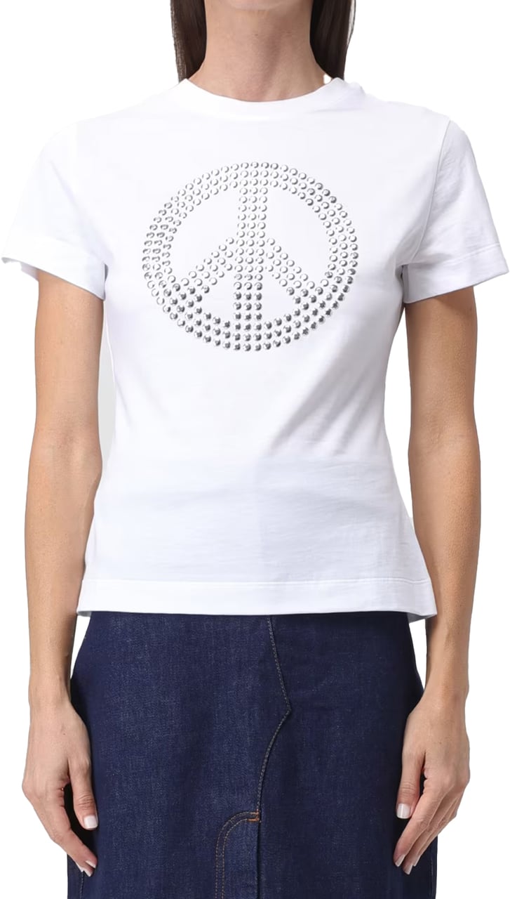 Moschino T-Shirts And Polos White Wit