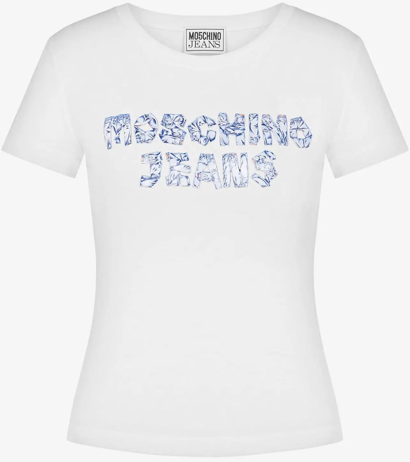 Moschino T-Shirts And Polos White Wit