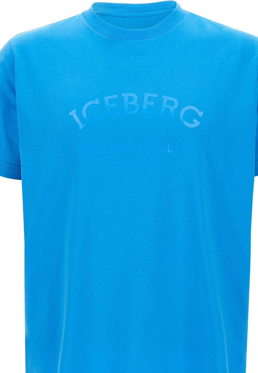 Iceberg T-Shirts And Polos Blue Blauw