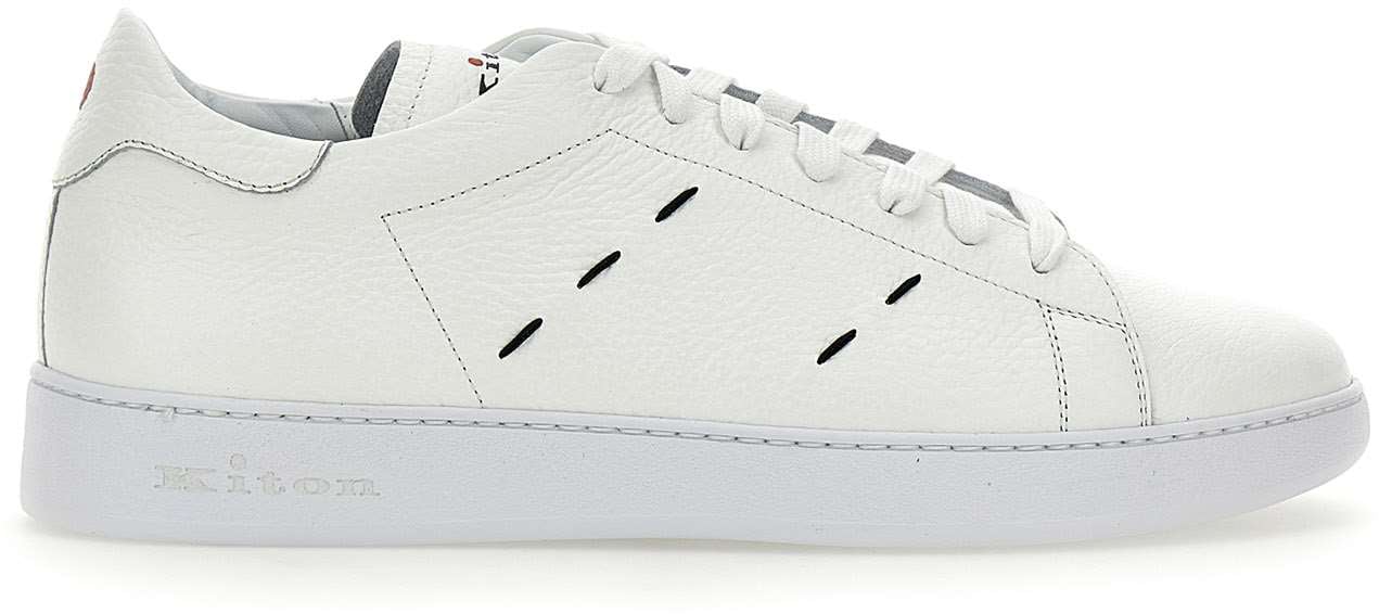 Kiton Sneakers White Wit