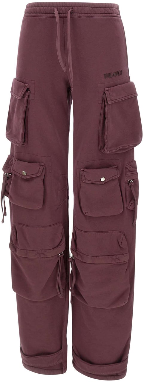 The Attico Trousers Red Rood