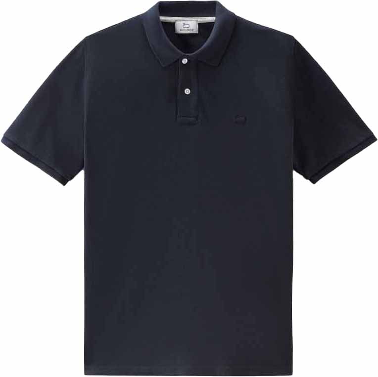 Woolrich Classic American Polo Melton Blue Blauw