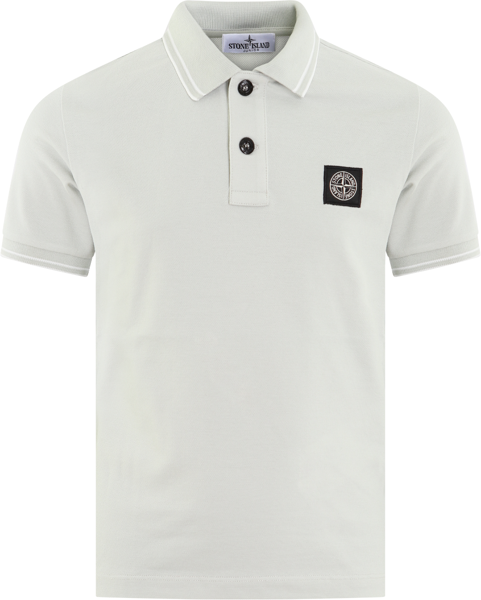 Stone Island Junior Kids Compasslogo Polo Groen Groen